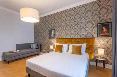 Letto o letti in una camera di 3110 ArtHotel