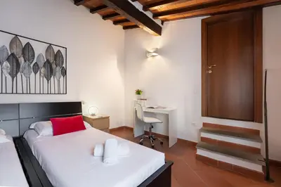 Letto o letti in una camera di Keys of Italy - Senese 38 - Two bedroom apartment close to city centre