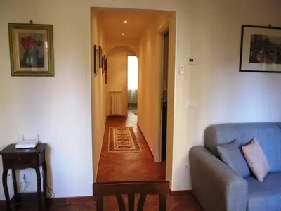 Area soggiorno di Ellen's cozy apartment
