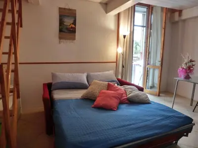 Letto o letti in una camera di Stefy House