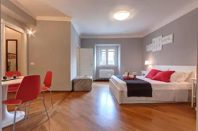 Letto o letti in una camera di Espresso Apartment by Mamo Florence