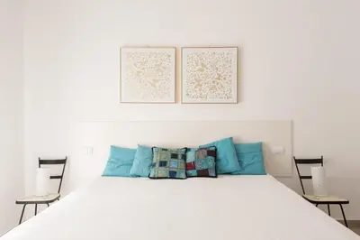 Letto o letti in una camera di Cool Flat Alberti Lift, Terraces, Free Parking