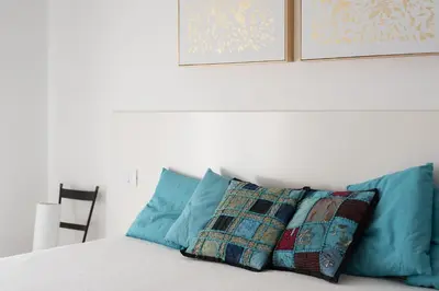 Letto o letti in una camera di Cool Flat Alberti Lift, Terraces, Free Parking