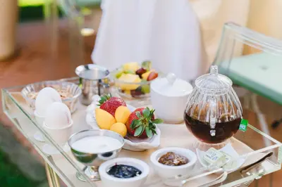Cibo presso il bed & breakfast o nelle vicinanze