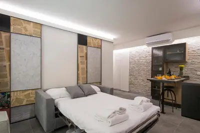 Letto o letti in una camera di Pitti Apartment
