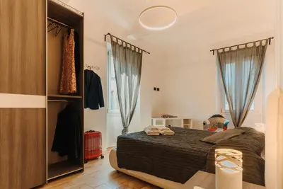 Letto o letti in una camera di I Fragoli a Santa Croce Apartments Florence