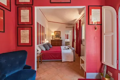 Letto o letti in una camera di Drom Florence Rooms & Apartments