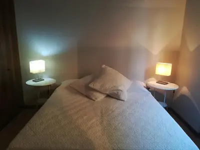 Letto o letti in una camera di Appartamento ponte Vecchio