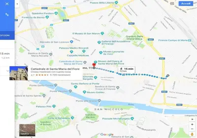 Planimetria di Porta alla Croce Guest House