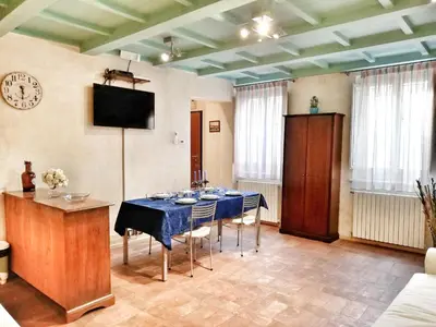 TV o dispositivi per l'intrattenimento presso Appartamento Luna 36 in centro a Firenze