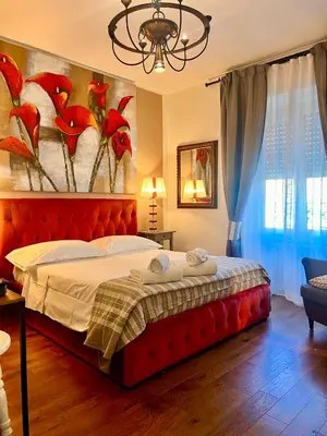 Letto o letti in una camera di Residenza Anton Doni