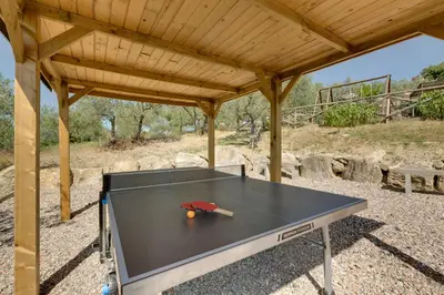 Attrezzature per ping pong presso Agriturismo La Presura o nelle vicinanze