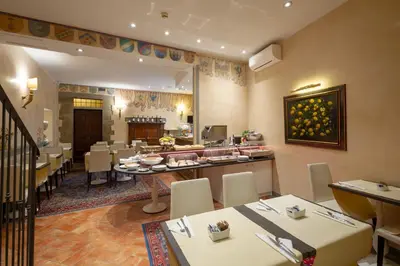 Area soggiorno di Hotel Davanzati