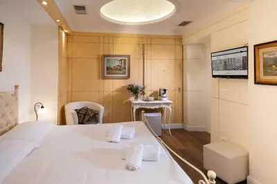 Letto o letti in una camera di Il Terrazzino sulla Cattedrale