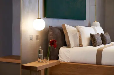 Letto o letti in una camera di Fornace Suite