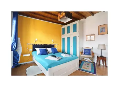 Letto o letti in una camera di Appartamento di Marzia in Oltrarno
