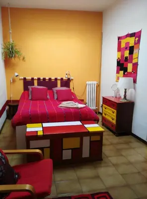 Letto o letti in una camera di Appartamento di Marzia in Oltrarno