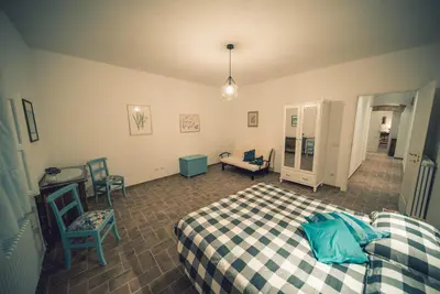 Letto o letti in una camera di CASA AL MIGLIO