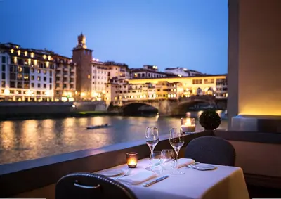 Vista sul fiume nelle vicinanze dell'hotel
