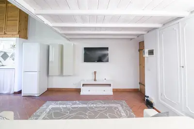 TV o dispositivi per l'intrattenimento presso San Niccolò Loft by Mmega