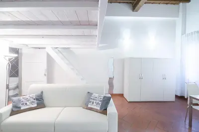 Area soggiorno di San Niccolò Loft by Mmega