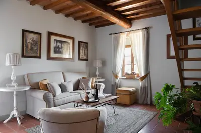Area soggiorno di Relais Villa Olmo - Place of Charme