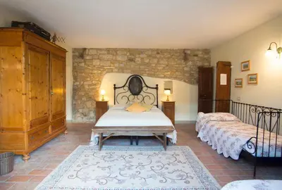 Letto o letti in una camera di Il Vichiaccio Country House
