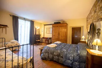 Letto o letti in una camera di Il Vichiaccio Country House
