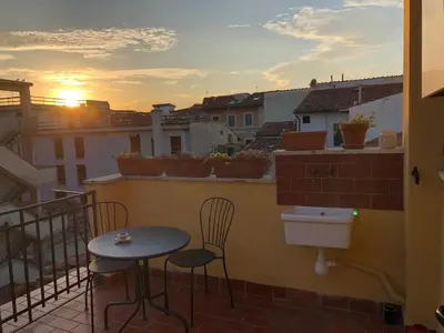 Balcone o terrazza di Appartamento Firenze Centro Amorino con terrazzo