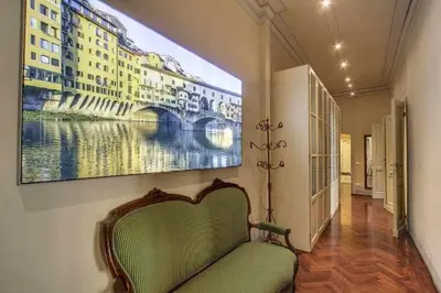 Area soggiorno di Salvemini Elegant Close To Piazza Santa Croce