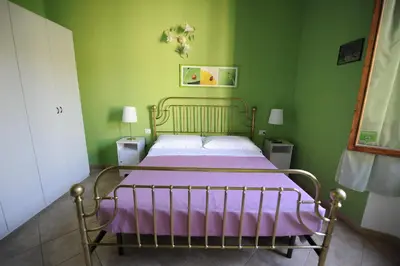 Letto o letti in una camera di B&B Calcio Storico