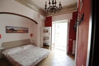 Letto o letti in una camera di B&B Calcio Storico