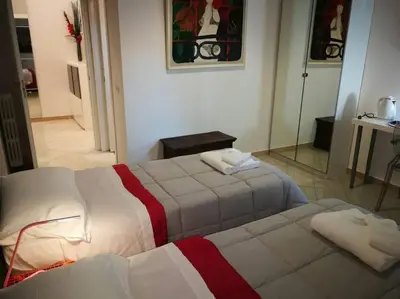 Letto o letti in una camera di B&B BARBERA