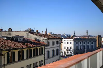 Vista generica su Firenze o vista sulla città dall'interno del bed & breakfast