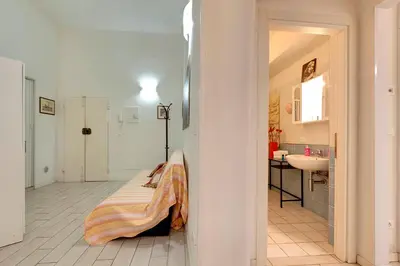 Letto o letti in una camera di Appuntamento a Ponte Vecchio