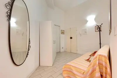 Letto o letti in una camera di Appuntamento a Ponte Vecchio