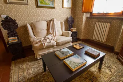 Area soggiorno di B&B PALAZZI