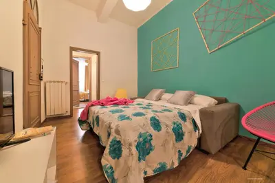 Letto o letti in una camera di Borgo in color - Sweet Dreams in Florence