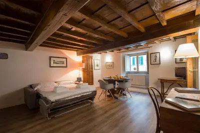Area soggiorno di Calzaiuoli loft