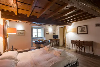 Letto o letti in una camera di Calzaiuoli loft