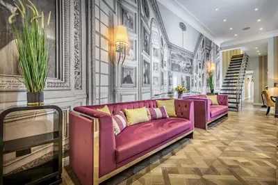Area soggiorno di Arte' Boutique Hotel