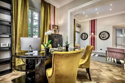 Area soggiorno di Arte' Boutique Hotel
