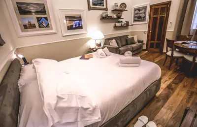 Letto o letti in una camera di Acacia Firenze -Timo