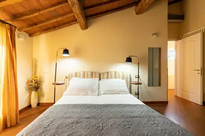 Letto o letti in una camera di Attico Amorino