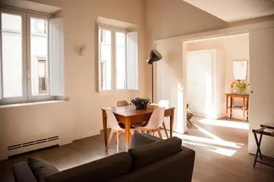 Area soggiorno di Pietrapiana Boutique Apartments