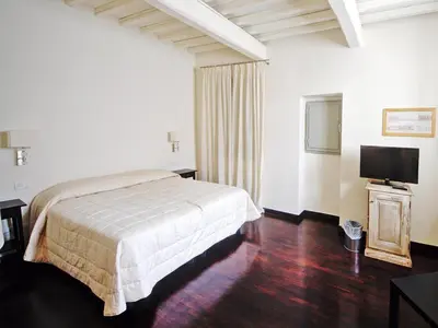 TV o dispositivi per l'intrattenimento presso Apartment in Tuscany with Large Pool