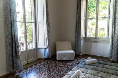 Letto o letti in una camera di Residence Le Cure