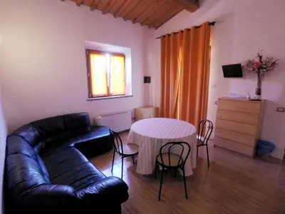 Area soggiorno di Tenuta La Rosa B&B