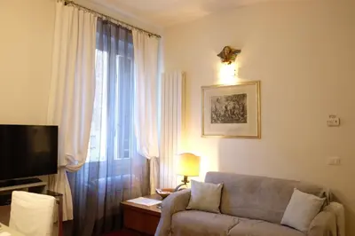 TV o dispositivi per l'intrattenimento presso Delizioso Bilocale Fiorentino
