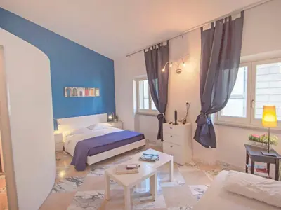 Letto o letti in una camera di Apartment Bufalini 2 - Raffaello by Interhome
